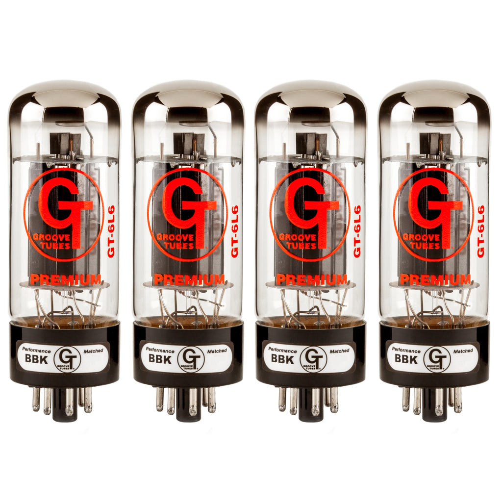 Groove Tubes GT-6L6S Select Power Tubes - Medium Quartet