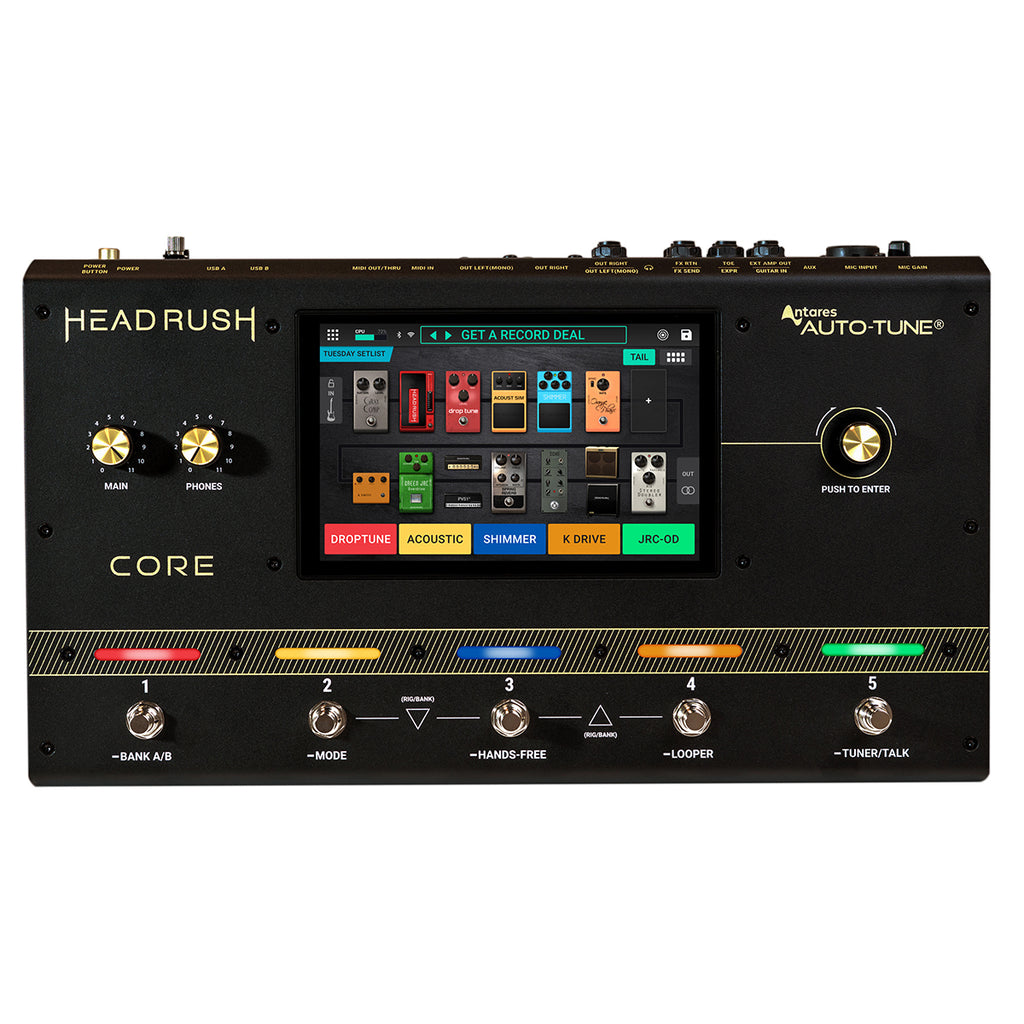 HeadRush Core Guitar Multi-effect / Amp Modeler / Vocal Processor Pedalboard