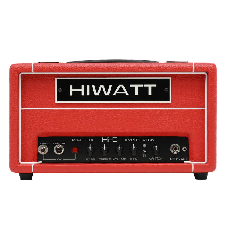 Hiwatt Hi-5 5-Watt Tube Head - Red