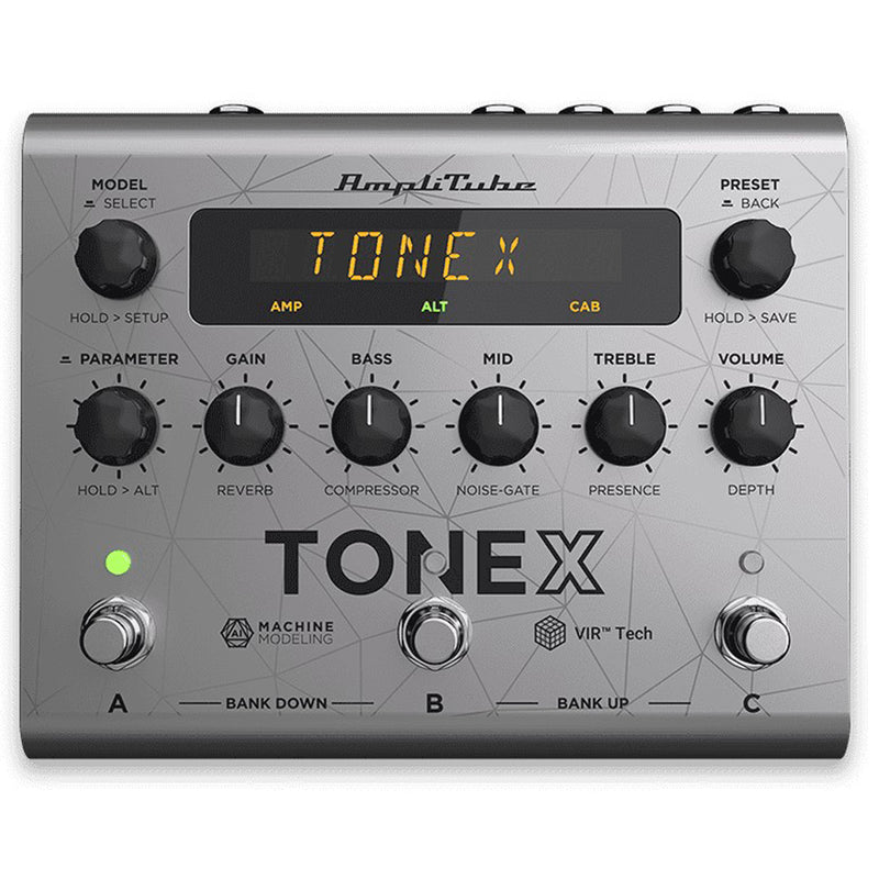 IK Multimedia TONEX Pedal Bass Edition Amplifier/Cabinet/Pedal Modeler - Silver