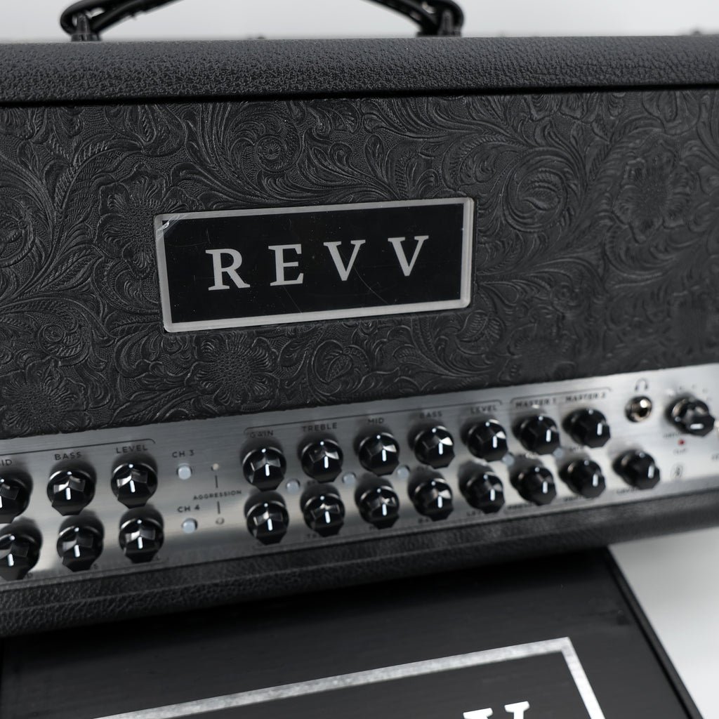 Revv Generator 120 MKIII 120-watt Tube Head 10th Anniversary - Custom Black Western Tolex