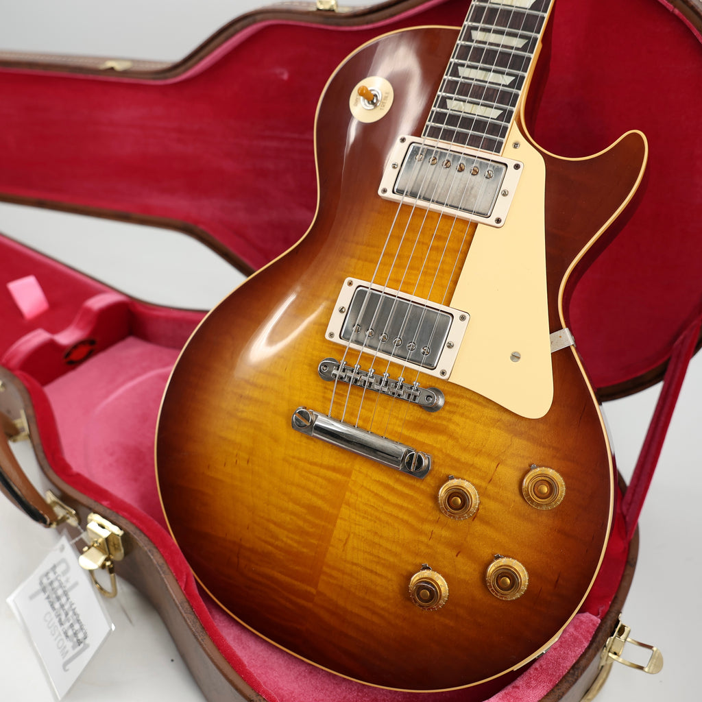 Gibson Custom Shop 1959 Les Paul Standard Reissue Electric Guitar - Iced Tea Burst, VOS