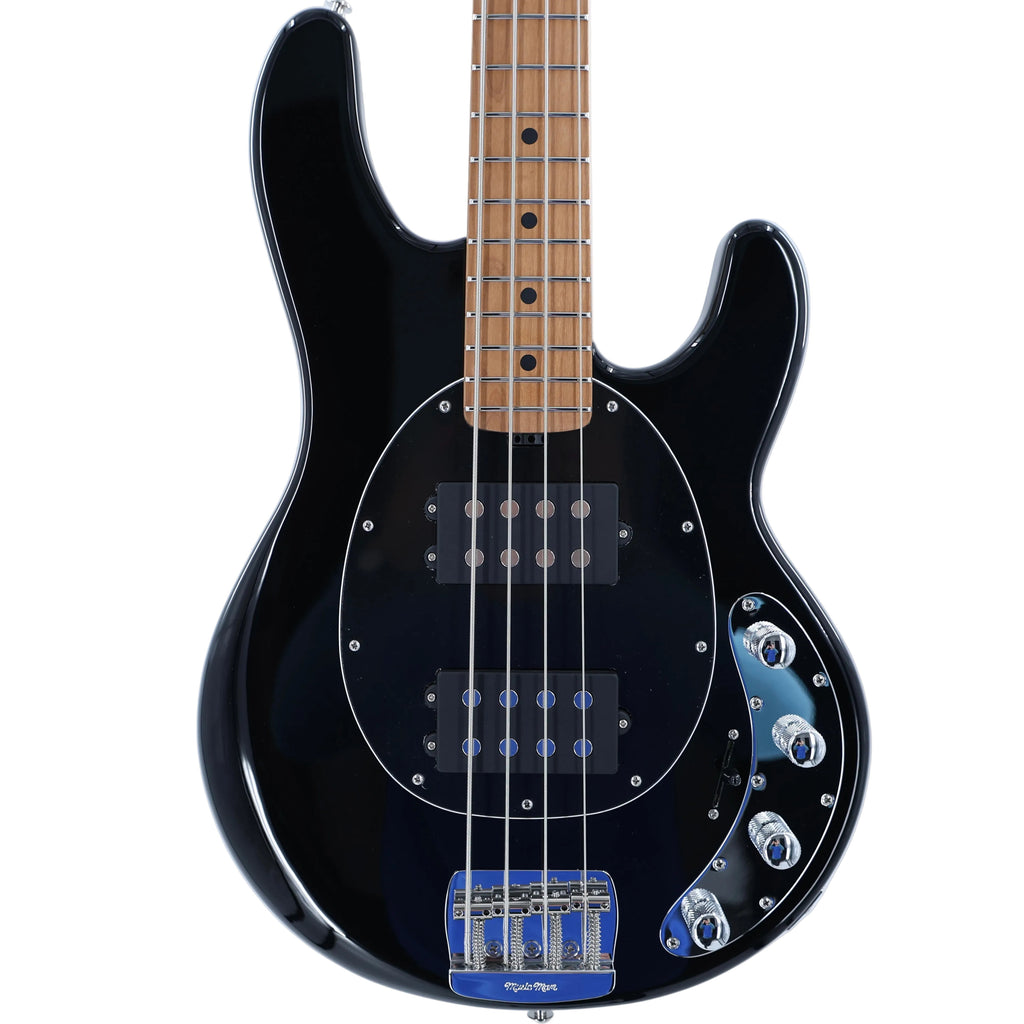 Music Man StingRay Special HH - Black - Roasted Maple/Maple - Chrome