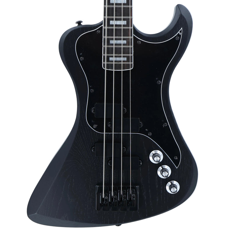 Dunable R2 DE 4-String Bass - Matte Black Swamp Ash