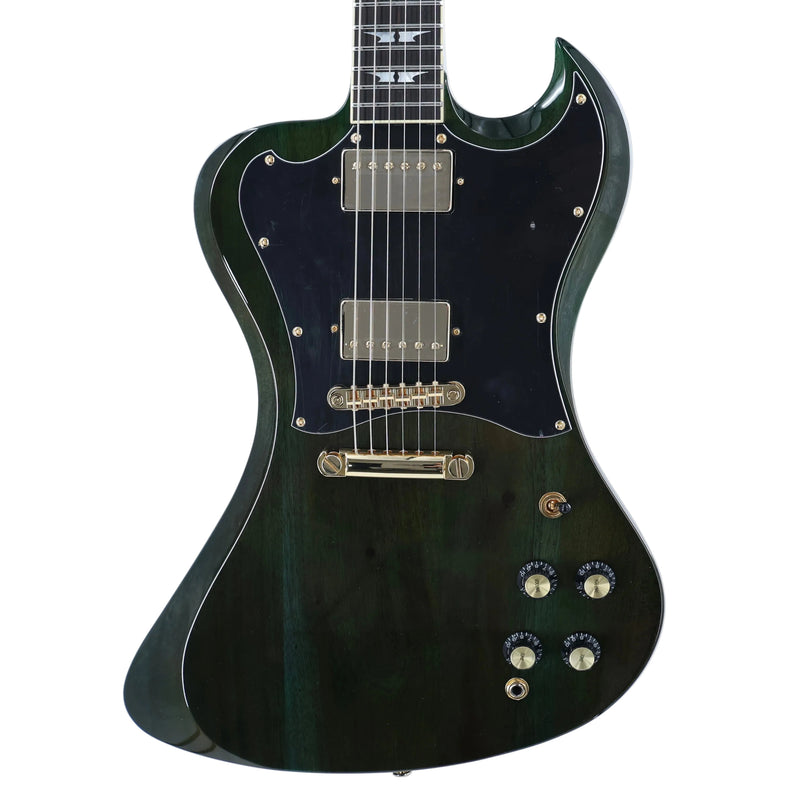 Woodrite Revelator Guitar w/ Hardshell Case - Emerald Green