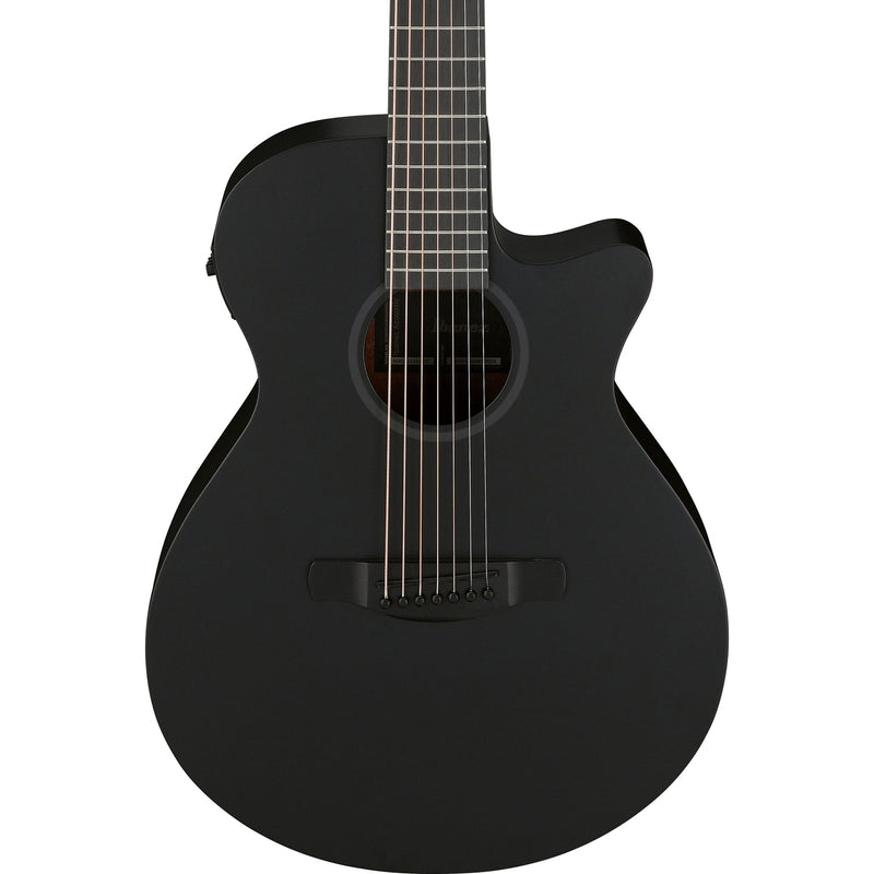 Ibanez AEG721 7-String Acoustic-Electric Guitar - Black Out