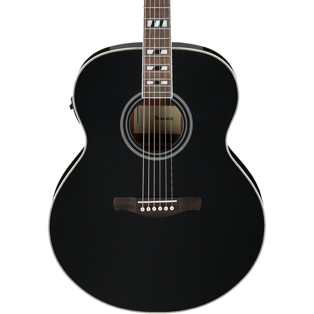 Ibanez AJ70M1E Artwood Acoustic-Electric Jumbo Body Guitar - Black High Gloss