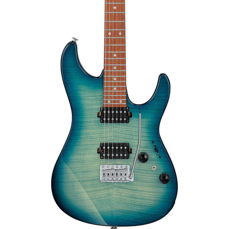 Ibanez AZ24S1FTXB AZ Standard Electric Guitar - Transparent Turquoise Burst