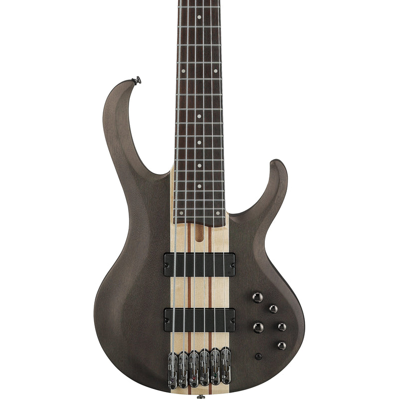 Ibanez BTB606 BTB Standard 6-String Bass - Transparent Gray Flat