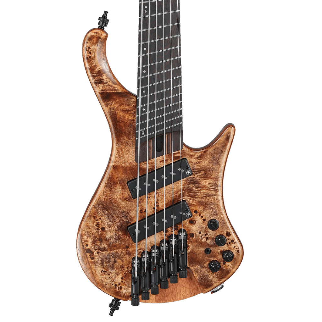 Ibanez EHB1506MSABL EHB Ergonomic Headless Bass 6-String Multi scale - Antique Brown Stained Low Gloss