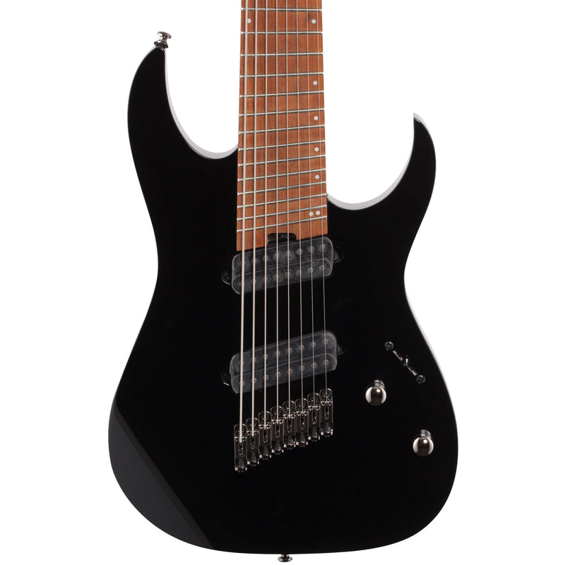 Ibanez RGMS8BK RG Multi Scale 8-string Guitar - Black