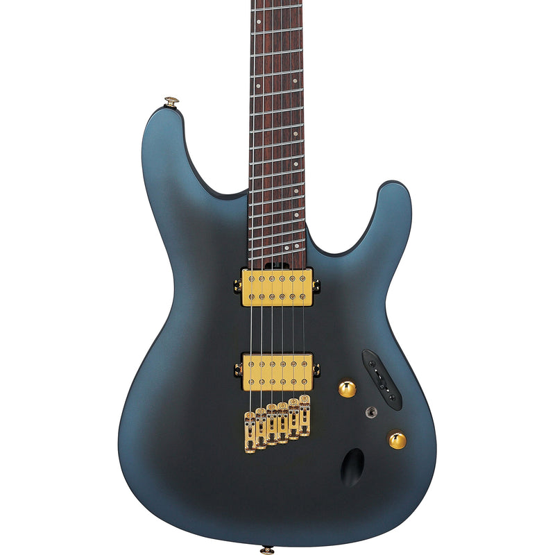 Ibanez SML721 Axe Design Lab Multi-Scale Guitar - Midnight Arctic Ocean Matte