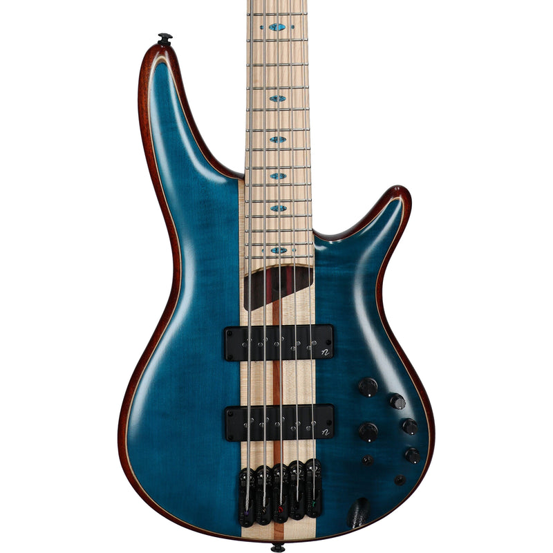 Ibanez SR1425BCGL SR Premium 5-String Bass w/Bag - Caribbean Green Low Gloss