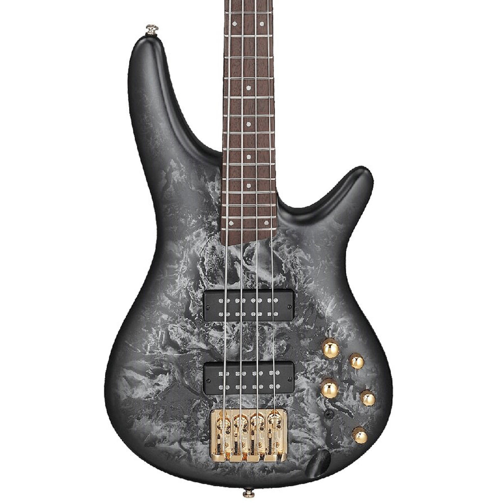 Ibanez SR300EDXBZM SR Standard 4-String Bass - Black Ice Frozen Matte