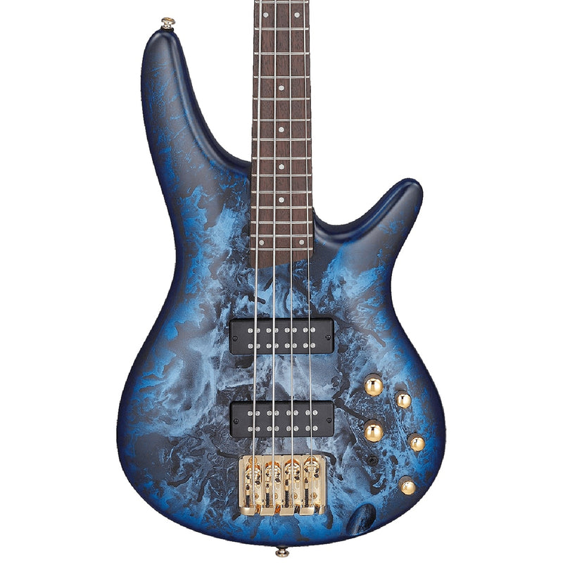 Ibanez SR300EDXCZM SR Standard 4-String Bass - Cosmic Blue Frozen Matte
