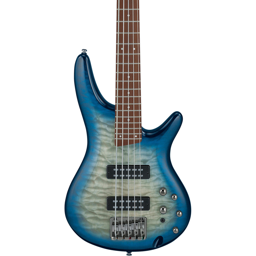 Ibanez SR405EQMSCB SR Standard 5-string Bass - Stained Cosmic Blue Starburst