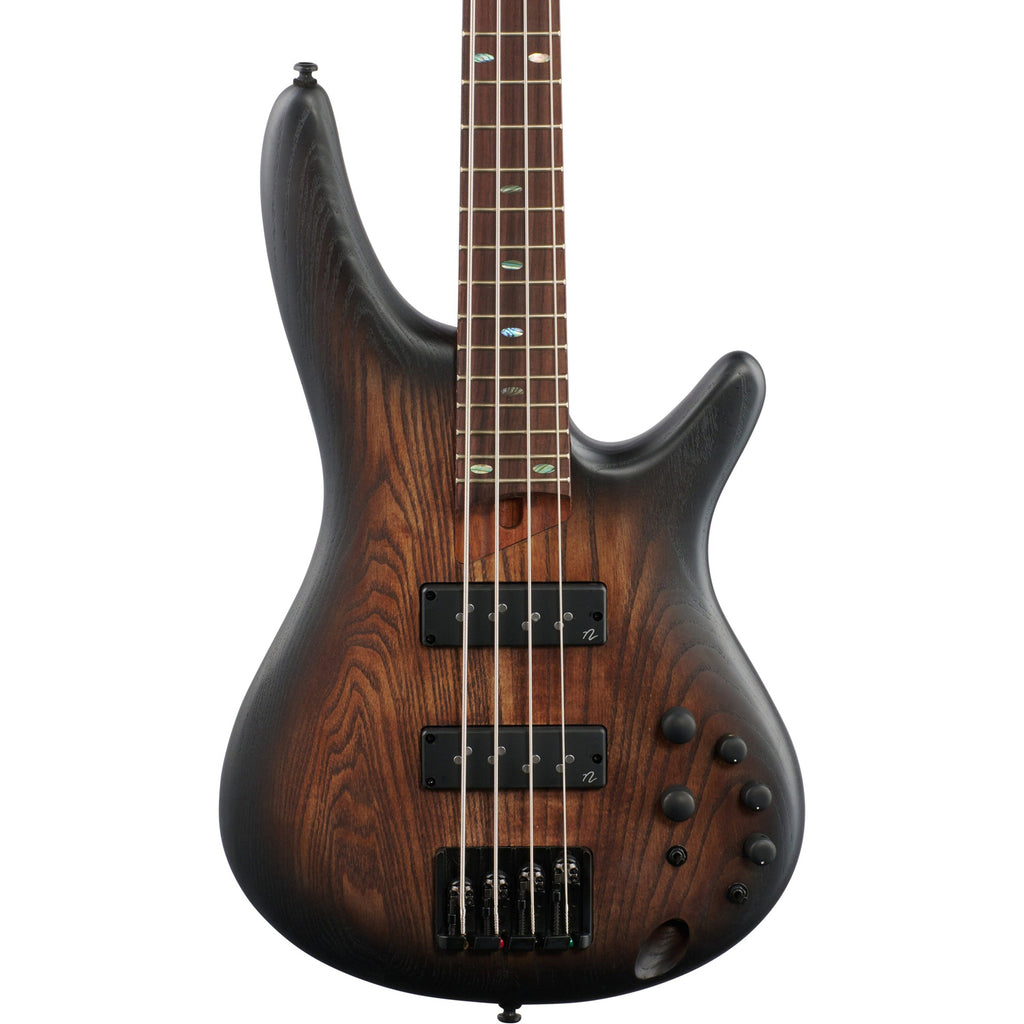Ibanez SR600E Standard 4-String Bass w/ Nordstrand Pickups - Antique Brown Stained Burst