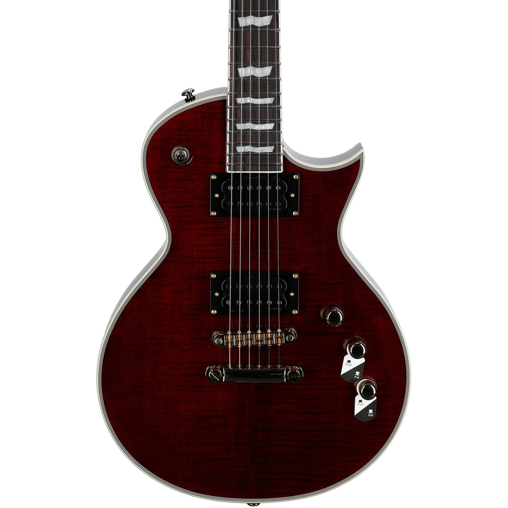 ESP LTD EC-1000T CTM Electric Guitar - See-thru Black Cherry