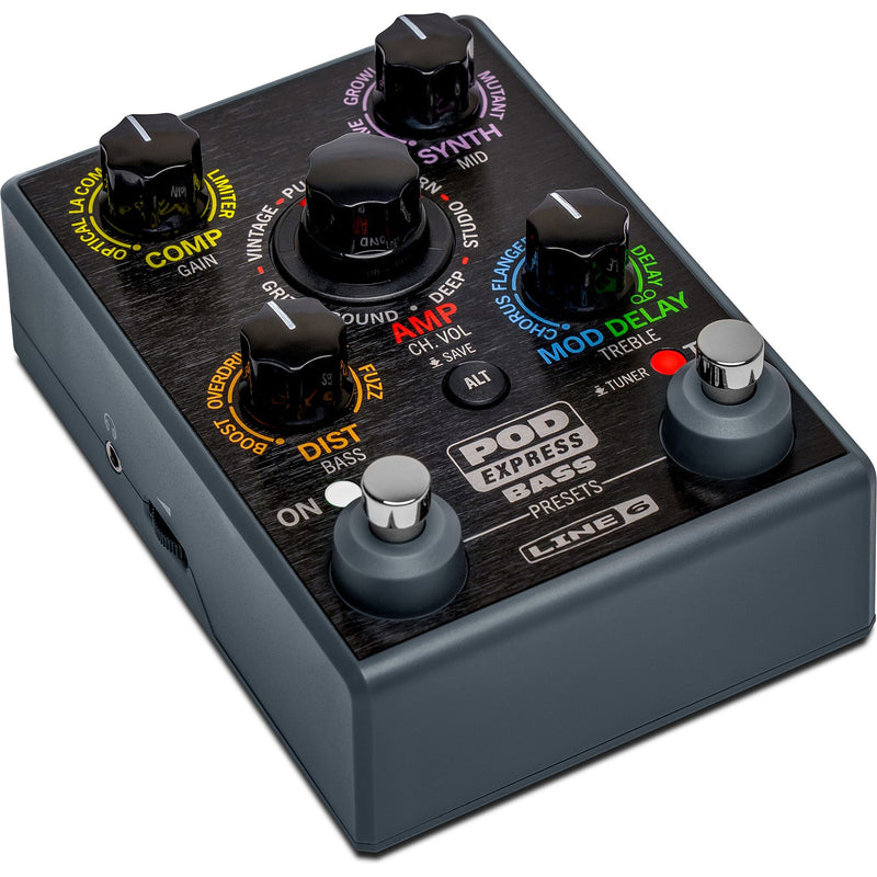 Line 6 POD Express Bass Multi-FX and Amp Modeling Pedal