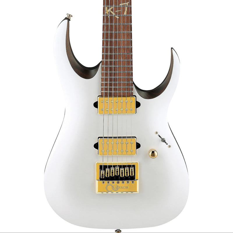 Ibanez K7YANG Brian "Head" Welch Korn Signature 7-string Guitar - Matte White