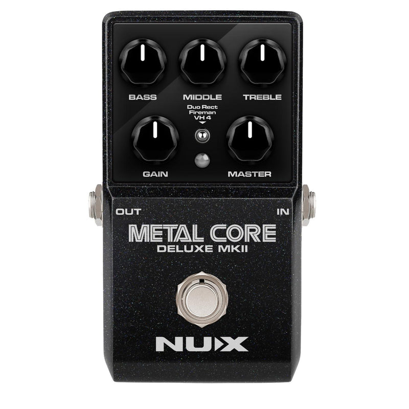 NUX Metal Core Deluxe mkII Hi Gain Multiple Distortion & Amp Modeler Pedal