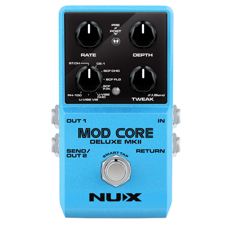 NUX Mod Core Deluxe mkII Multi-Modulation Pedal w/ Smart Tap Tempo
