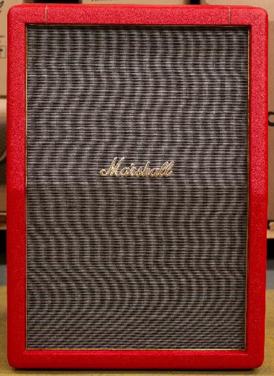 Marshall SV212 140W 2x12 8 Ohm Mono Cabinet - UK Design Shop Custom Red Levant