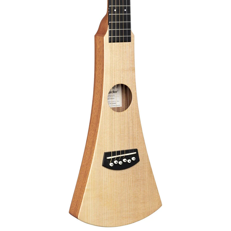 Martin Backpacker Steel String Acoustic Travel Guitar w/ Gig Bag - Natural