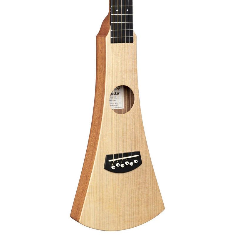 Martin Backpacker Steel String Acoustic Travel Guitar w/ Gig Bag - Natural