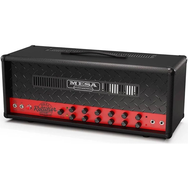 Mesa Boogie Limited Run Dual Rectifier 90s Head - Ferrari Rosso Red Chassis & Black Snakeskin Vinyl