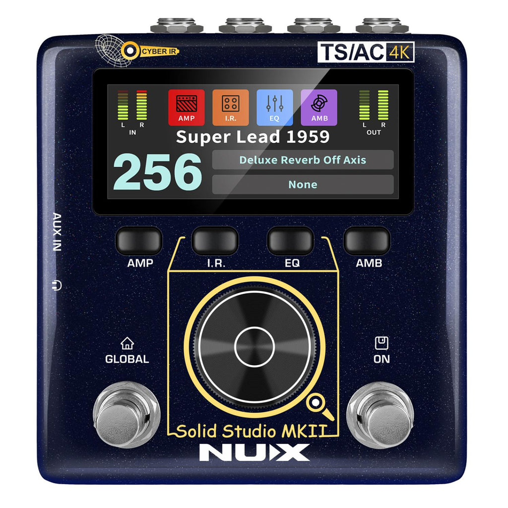 NUX NSS-6 Solid Studio MKII Preamp Power Amp Modeling & IR Loader Pedal