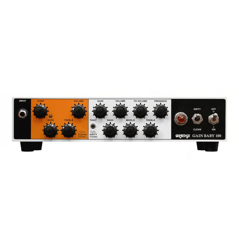 Orange Gain Baby 100 100 Watt Twin Channel Solid State Guitar Amplifier Head