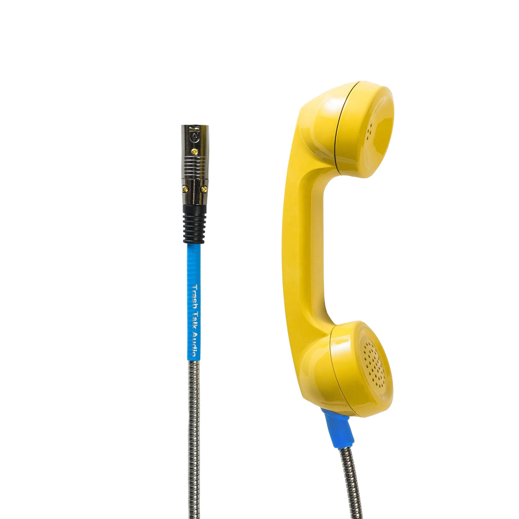 Trash Talk Audio Payphone Microphone - Yellow
