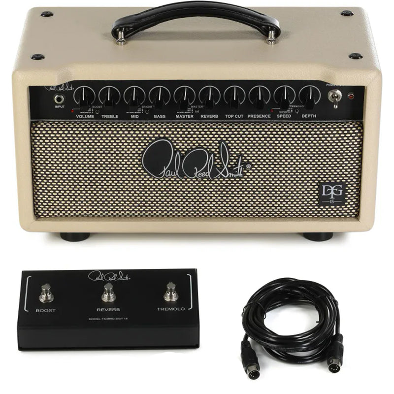 Paul Reed Smith DGT 15 David Grissom Signature 15-watt Tube Guitr Amplifier Head - Blonde Tolex