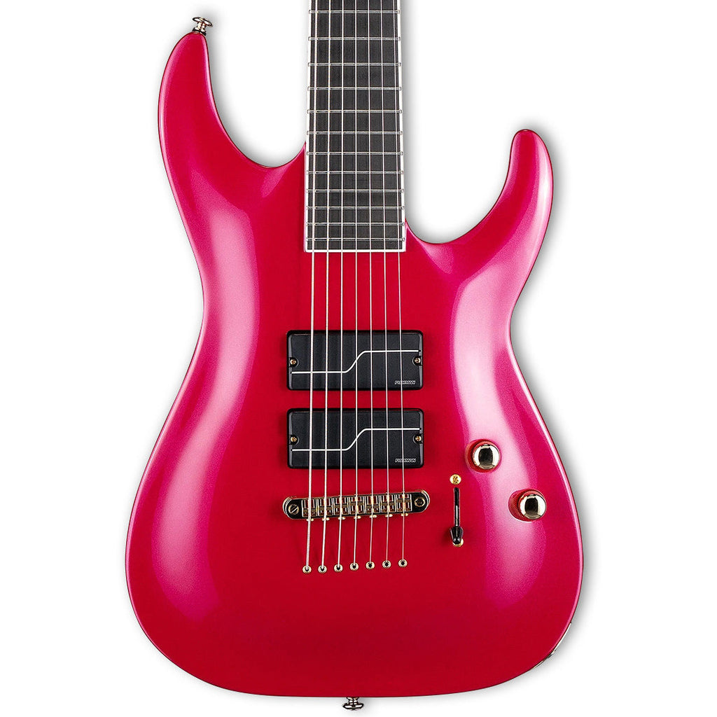 ESP LTD Stephen Carpenter SC-607B Baritone 7-String Guitar with Case - Magenta