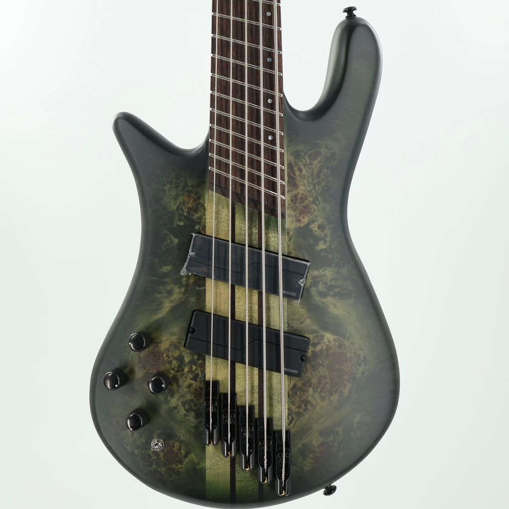 Spector Left-Handed NS Dimension 5 5-String Multi-Scale Bass w/ Fishman Pickups - Haunted Moss Matte