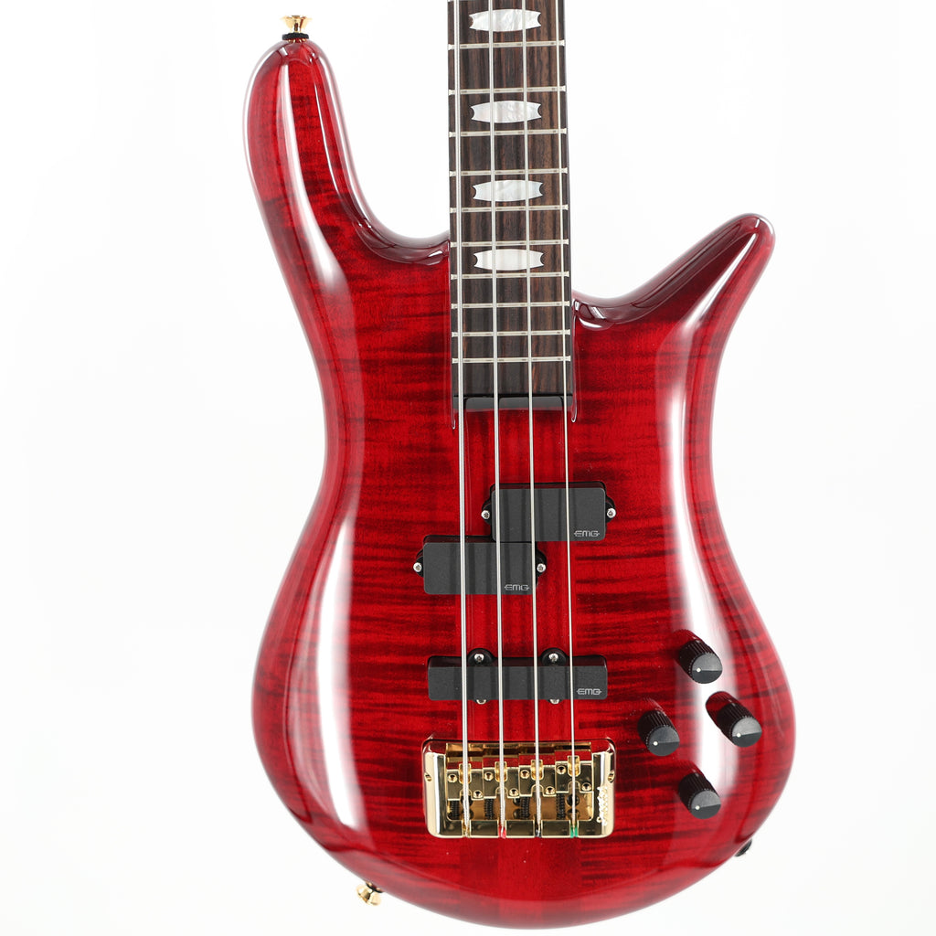 Spector Euro4 LX 4-String Bass w/ EMG Pickups - Black Cherry Gloss