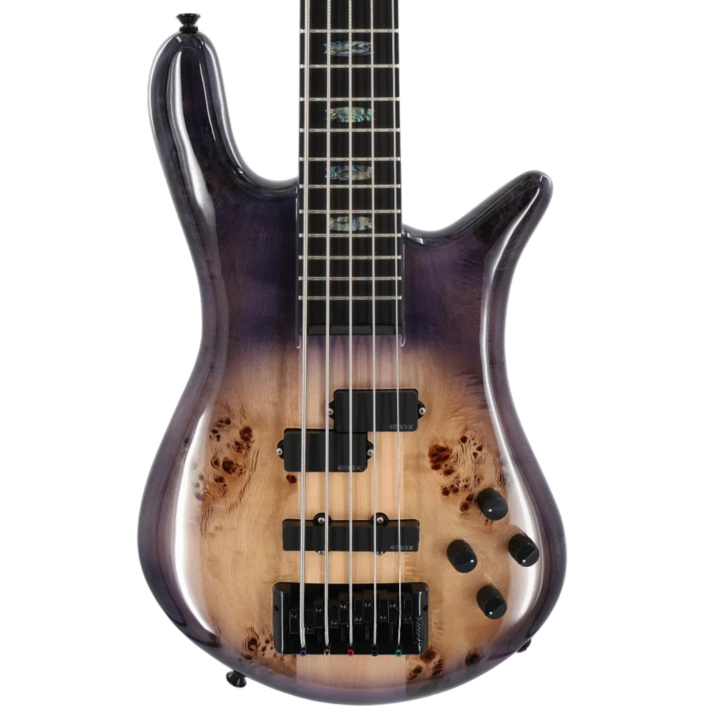 Spector Euro 5 CST Electric Bass Guitar - Natural Violet Burst