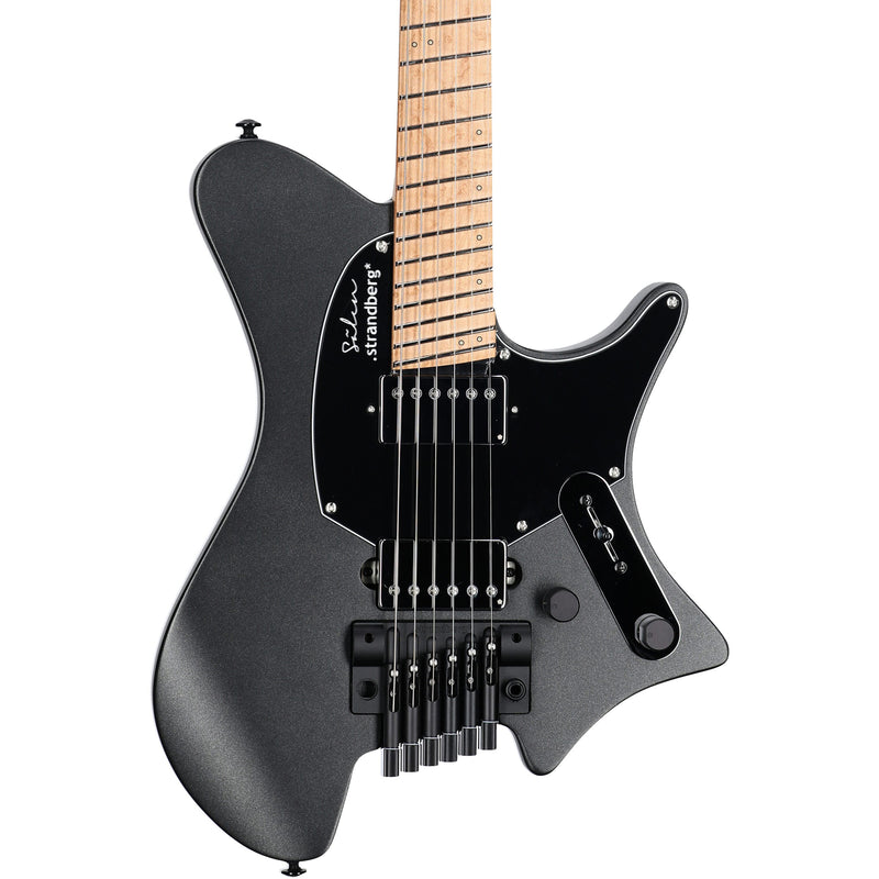 Strandberg Salen Classic NX 6 6-String Headless Multi-Scale Guitar w/ Tremolo and Gig Bag - Black