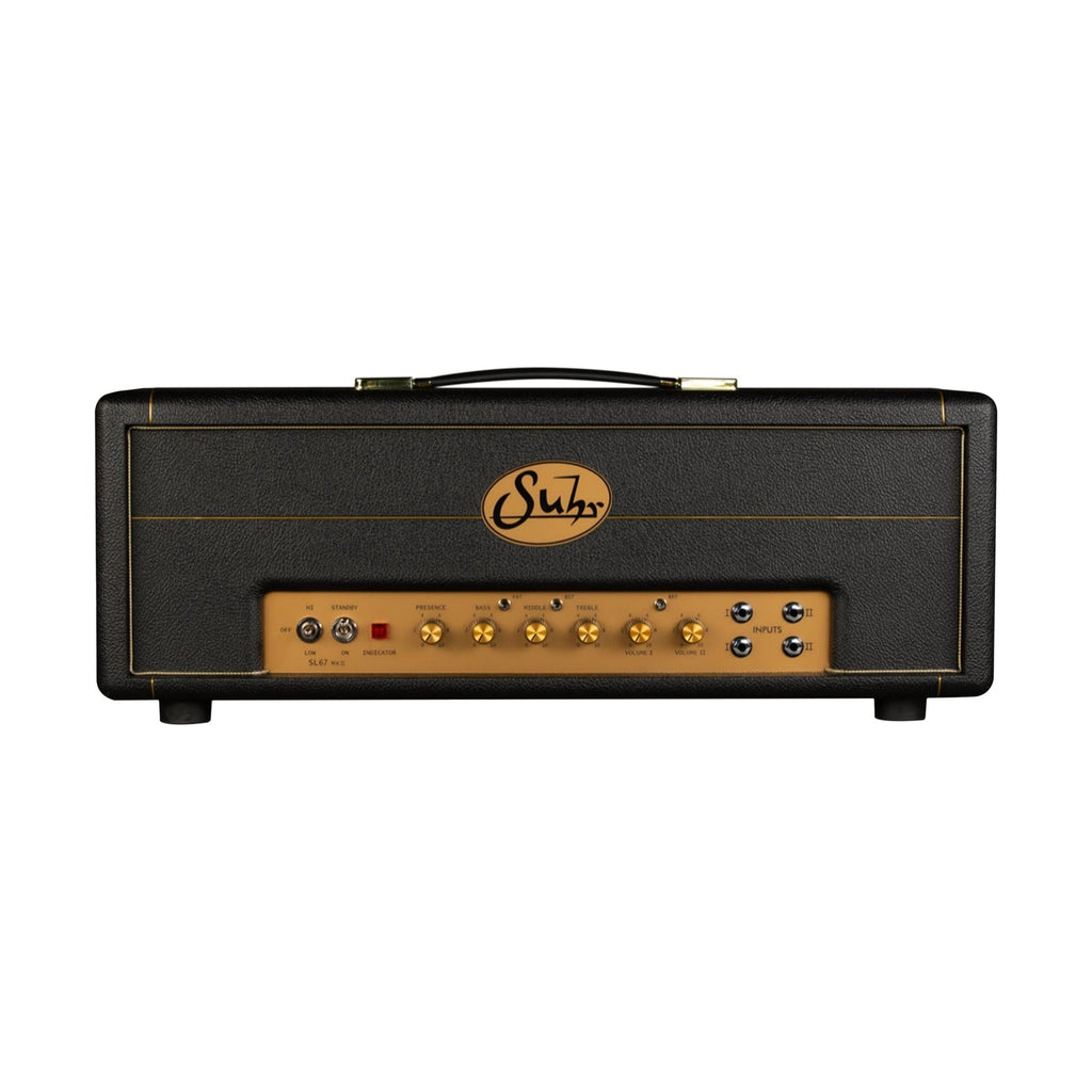 Suhr SL67 MKII Hand-Wired 50-Watt Tube Guitar Amplifier Head - Black Tolex/Gold Faceplate