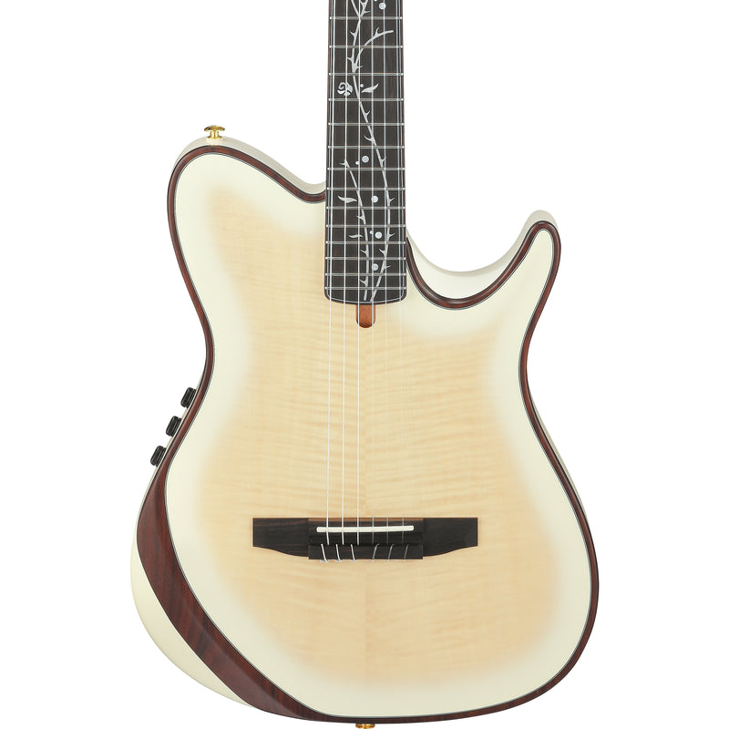 Ibanez TOD100FMN Tim Henson Signature Nylon-string Acoustic-electric Guitar - Toasted Marshmallow Matte