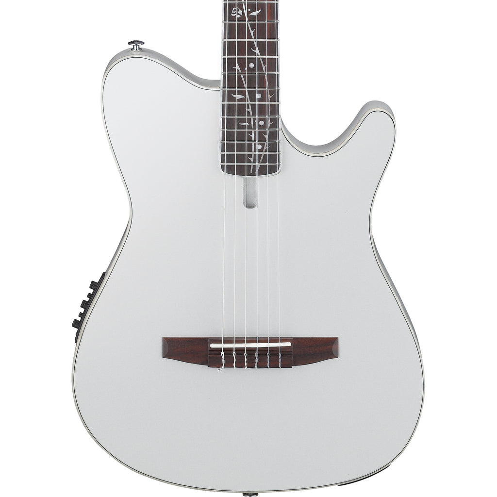 Ibanez Tim Henson TOD10N Classical Acoustic-Electric Guitar - Silver Metallic Flat