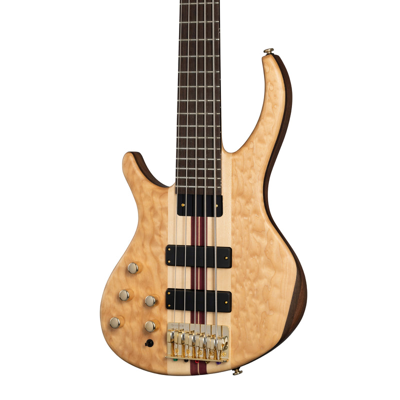 Tobias Classic V Left-Handed 5-String Bass w/ Bartolini Pickups and Gig Bag - Natural