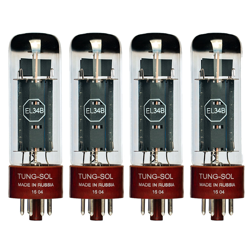 Tung-Sol EL34B Matched Quartet Power Amp Tubes