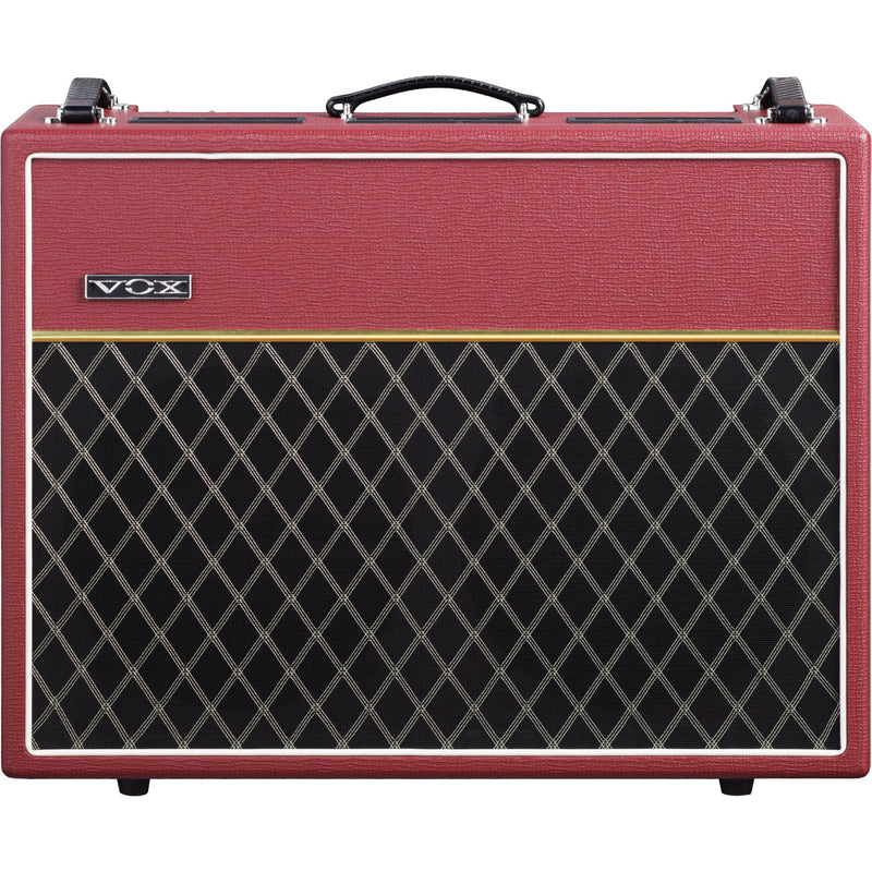 Vox AC30C2CVR Limited Edtion 2x12 Combo Guitar Amplifier w/Celestion Greenback Speakers - Vintage Red Tolex