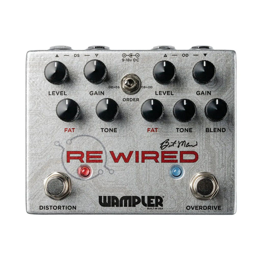 Wampler Brent Mason ReWired Signature Overdrive and Distortion Pedal