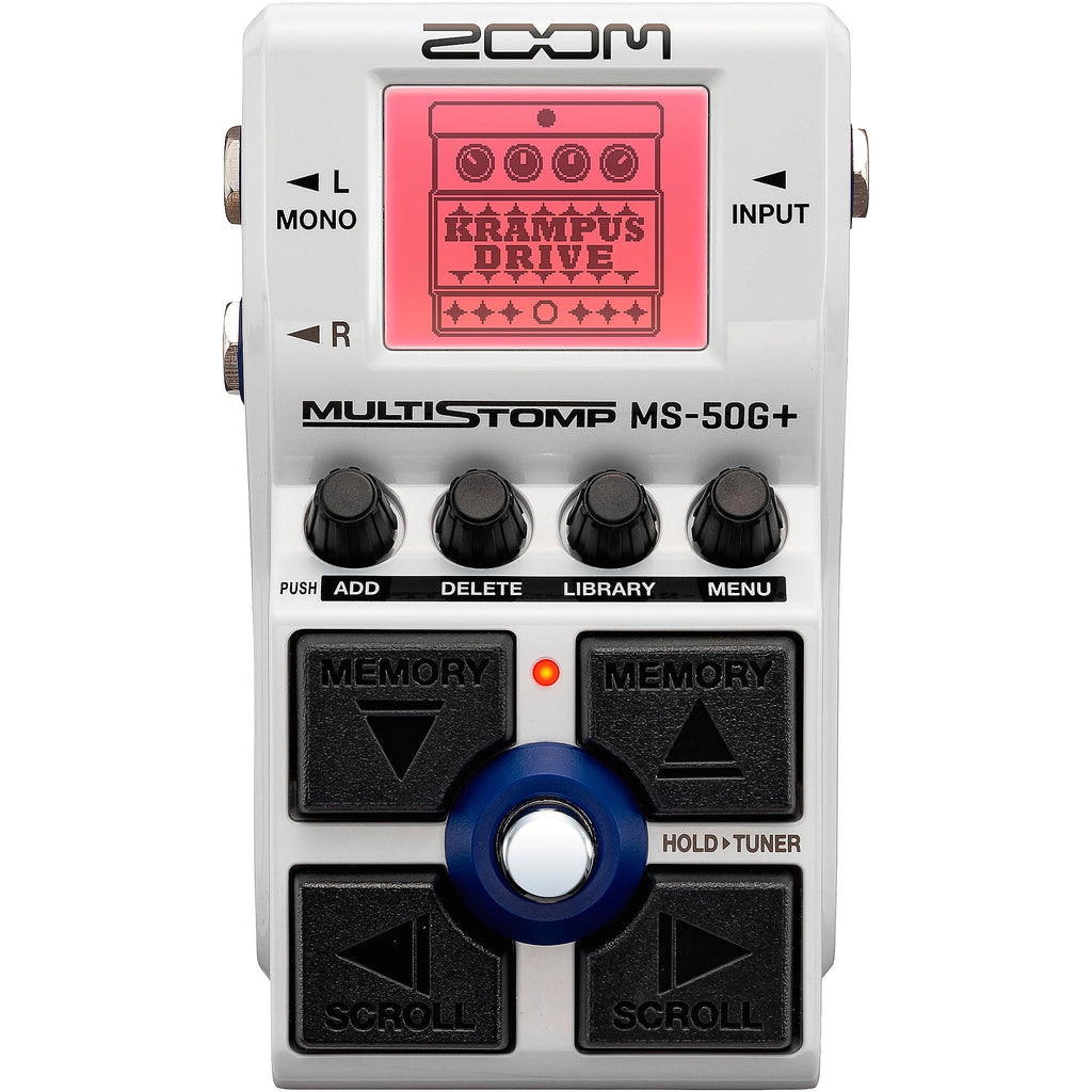 Zoom MS-50G+ MultiStomp Guitar Multi-effects Pedal