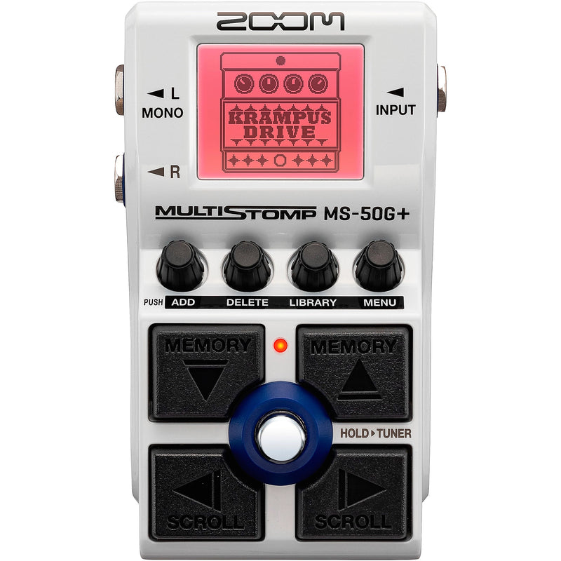 Zoom MS-50G+ MultiStomp Guitar Multi-effects Pedal