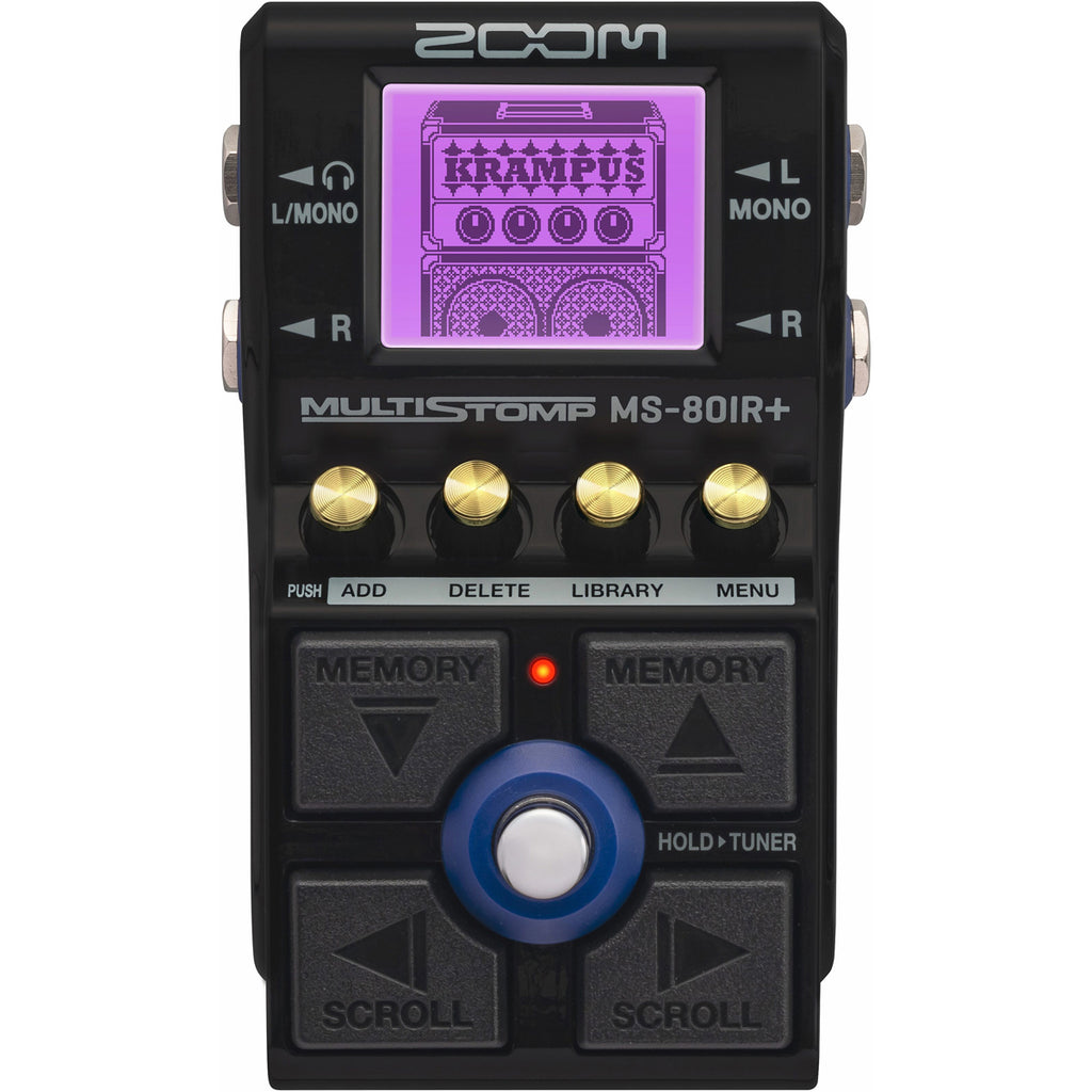 Zoom MS-80IR+ Multistomp Amp/Cab Sim/IR Loader and Multi-effects Pedal
