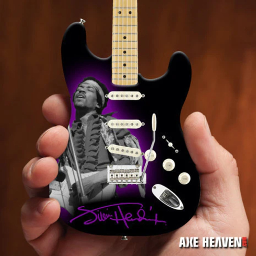 Axe Heaven Officially Licensed Jimi Hendrix Fender Strat Tribute Mini Guitar Replica